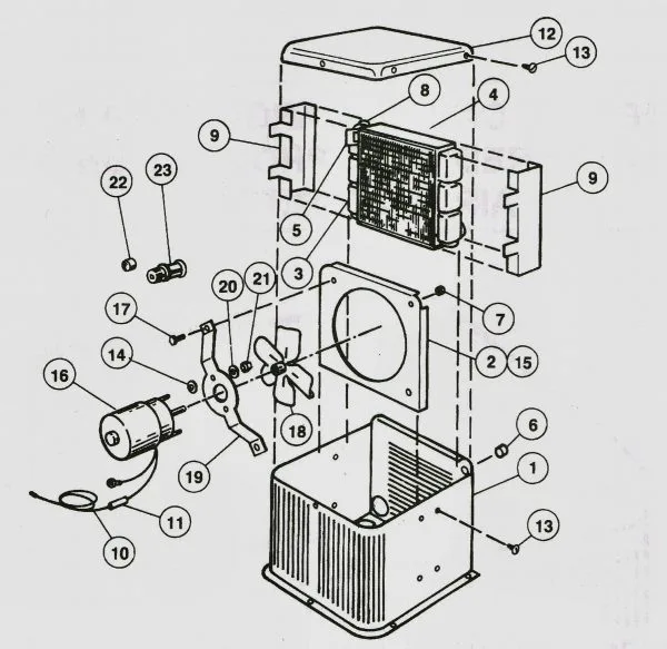 Power Exhaust Vent Assembly (Evans) HV212379 - Image 4