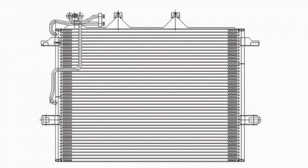 OEM#: 211 500 11 54 Condenser