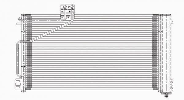 OEM#: 203 500 12 54 Condenser
