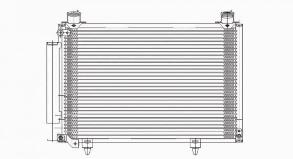 OEM#: 88450-52131 Condenser