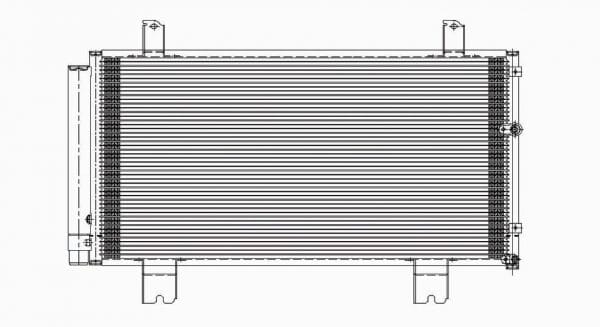 OEM#: 88460-53030 Condenser