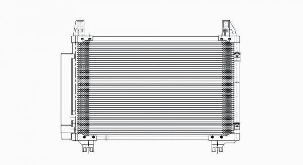 OEM#: 88460-52130 Condenser