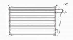 OEM#: F4DZ 19712 BA Condenser