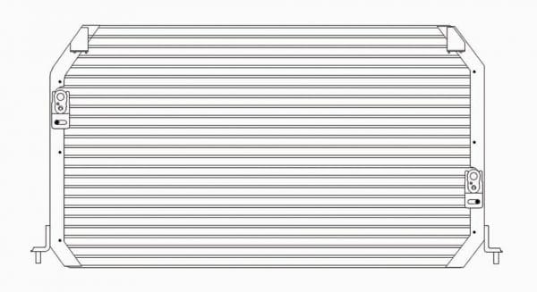OEM#: 88460-33010 Condenser