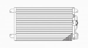 OEM#: 5011395AB Condenser