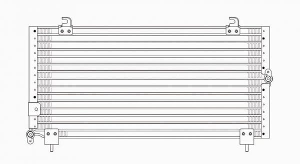 OEM#: 88460-16340 Condenser