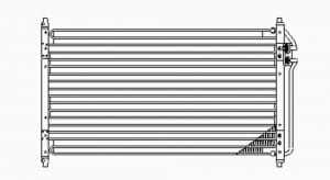 OEM#: F7ZZ 19712 AA Condenser