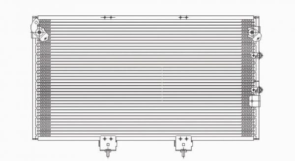 OEM#: 88460-50120 Condenser