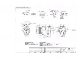 Compressor (Evans) RV012421 - Sanden 4883