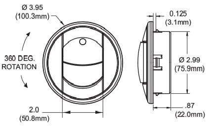 Louver Dimensions - 11 000 135