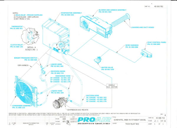 ProAir Spec Sheet 40-000-702, 66-000-510 & 66-000-550