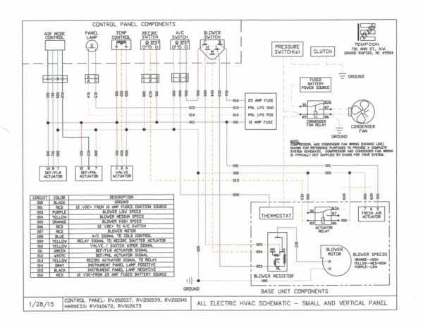 Control Panel (Evans) RV219546, RV202039 & RV202061 - Image 11