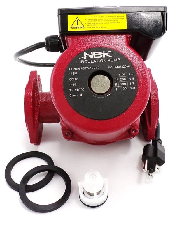 CIRCULATOR PUMP, 115V, 1/6 HP, 3-SPEED UPS26-96F